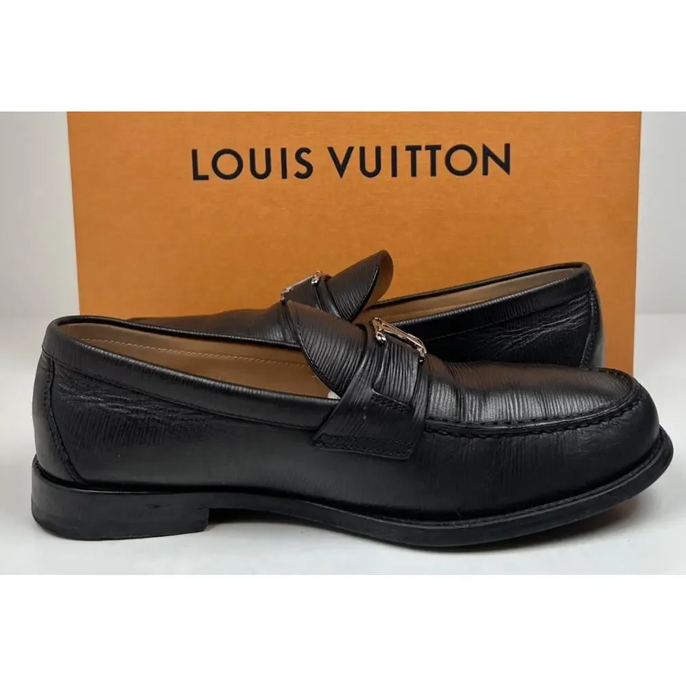 Size 7.5LV/8.5US- Louis Vuitton Major Loafer Epi Leather🖤 RETAIL $1,110! - Picture 5 of 9